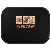 Tis The Season Football Halloween Thanksgiving  Car Floor Mat