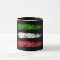 *~* ITALY ITALIA Abstract ITALIAN Simple Flag Mug