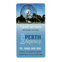 Travel Perth Wheel Label