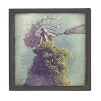 Windmill Grunge Jewelry Box