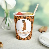 Graduation Leopard Paper cup