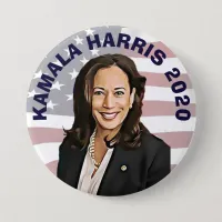 Kamala Harris 2020 Presidential Election Candidate Button