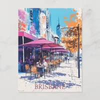 Brisbane Queensland Travel Postcard