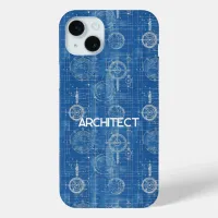 Blueprint Architect iPhone 15 Plus Case