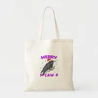 Funny Crow Christmas Classic Vintage Style Tote Bag
