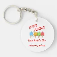 Life’s Puzzle: Guiding Piece Keychain