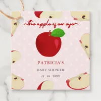 Apple of Our Eye Fall Girl Baby Shower Favor Tags