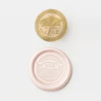 Monogram Initial Graduation Cap Wax Seal Stamp