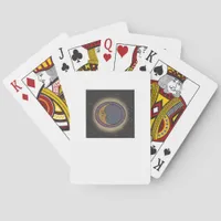 Whimsigoth Moon Print Poker Cards