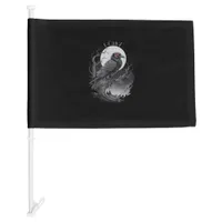 F-Caw-F Bird Creative Art Car Flag