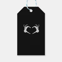 Skeleton Heart Hands Classic Gift Tags