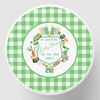 Green Little Lucky charm baby shower Mini Candle Favors