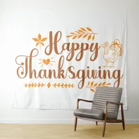 Happy Thanksgiving Tapestry