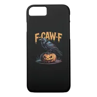 F-Caw-F Halloween Raven Jack-O-Lantern Spooky Seas iPhone 8/7 Case