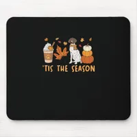 Tis The Season German Shorthaired Dog Fall Pumpkin Mouse Pad