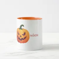 Jack o Lantern Pumpkin Mug