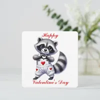 Cute Lemur - Valentine's Day Card