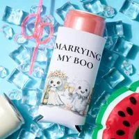 Halloween Bachelor/Bachelorette "Marrying My Boo"  Seltzer Can Cooler