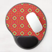 Christmas Holiday Charm Pattern 01 -  Gel Mouse Pad