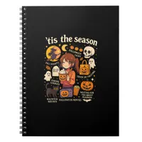 Tis The Season Halloween Anime Icons Fall Design Notebook