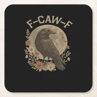 F-Caw-F Creative Style Square Paper Coaster