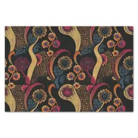 Vibrant Elegant African Pattern in Rich Hues Tissue Paper