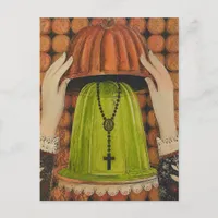 Rosary in the Gelatin Mold Postcard