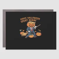 Make Halloween Great Again – Spooky Autumn Quote Car Magnet