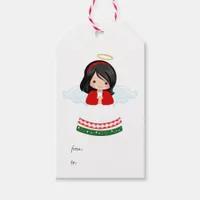Cute Christmas Angel Gift Tags