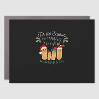 Tis Season For Tamales Mexican Christmas Modern Car Magnet