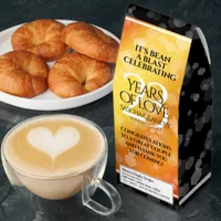 Elegant 23rd Imperial Topaz Wedding Anniversary Roasted Coffee