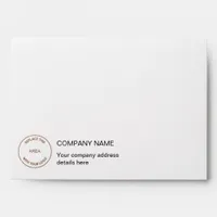 Your Company Logo Name Address Business Envelope