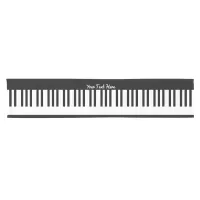 Personalized Piano Keyboard Keys Music Themed Short Table Runner