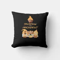Gnome Sweet Gnome Vote Trumpkin Classic Throw Pillow