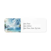 Coastal Return Address Label