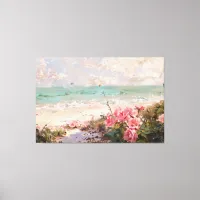 *~* Beach Cluster Roses TV2 Stretched Canvas Print