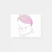 Adorable Caticorn Post-it Notes