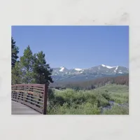 Breckenridge Bike Bridge Postcard