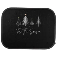 Tis The Season Christmas Retro Classic Car Floor Mat