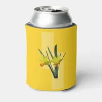 Can Cooler - Daffodils on Yellow