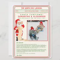 Christmas Letter from Santa North Pole Newspaper  