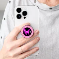 Personalized Pink Dinosaur PopSocket