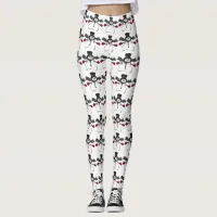 Cute Christmas Snowman Leggings