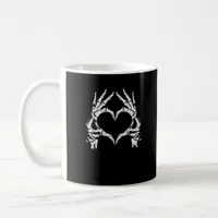 Skeleton Heart Hands - Halloween - Skeleton Hands  Coffee Mug