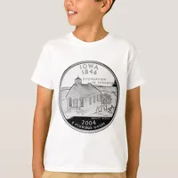 State Quarter of Iowa Reverse Side Faux T-Shirt