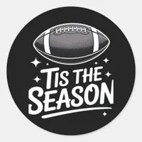 Game Day Support Football Classic Round Sticker