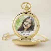 Mother photo pocket watch