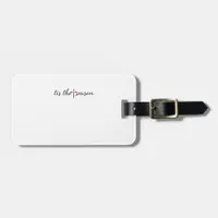 Tis The Season Retro Classic Luggage Tag