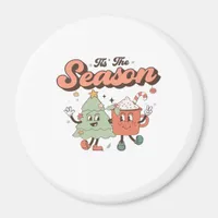 Tis The Season Creative Style Cute Design Magnet