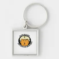 Halloween Trumpkin Pumpkin Classic Keychain